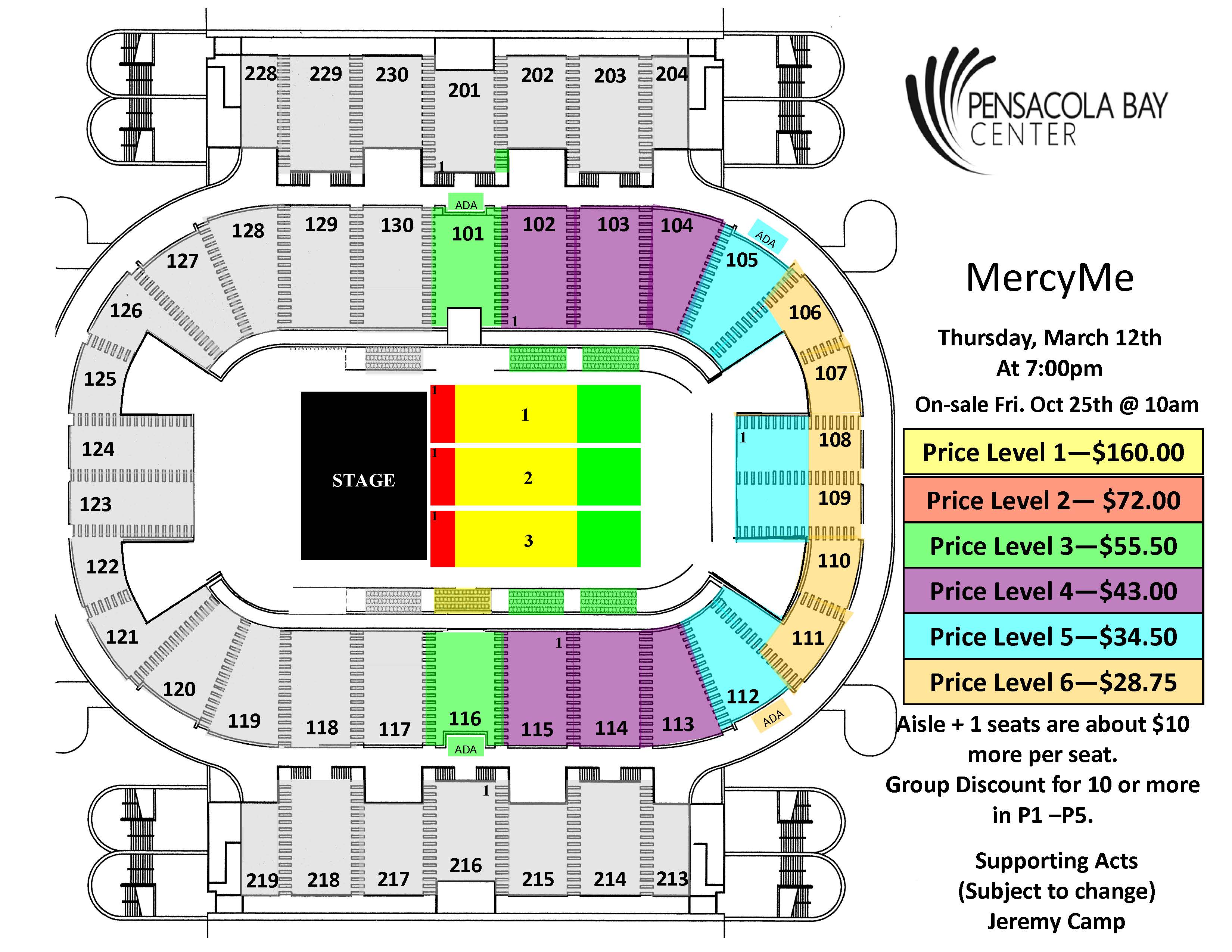 Family Arena Mercyme Seating Chart