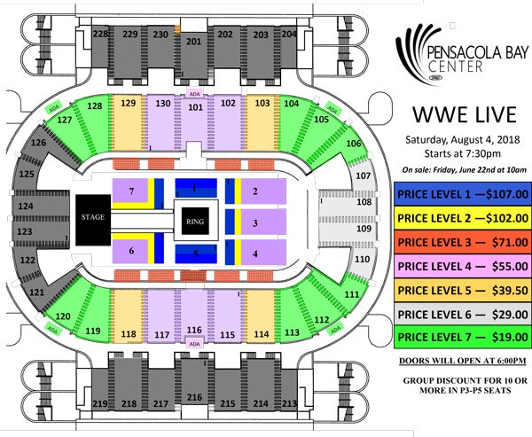 Pensacola Bay Center Seating Chart Dave Matthews Band